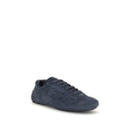 Prada Blue Calf Leather Bos Taurus Athletic Sneakers Prada