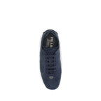 Prada Blue Calf Leather Bos Taurus Athletic Sneakers Prada