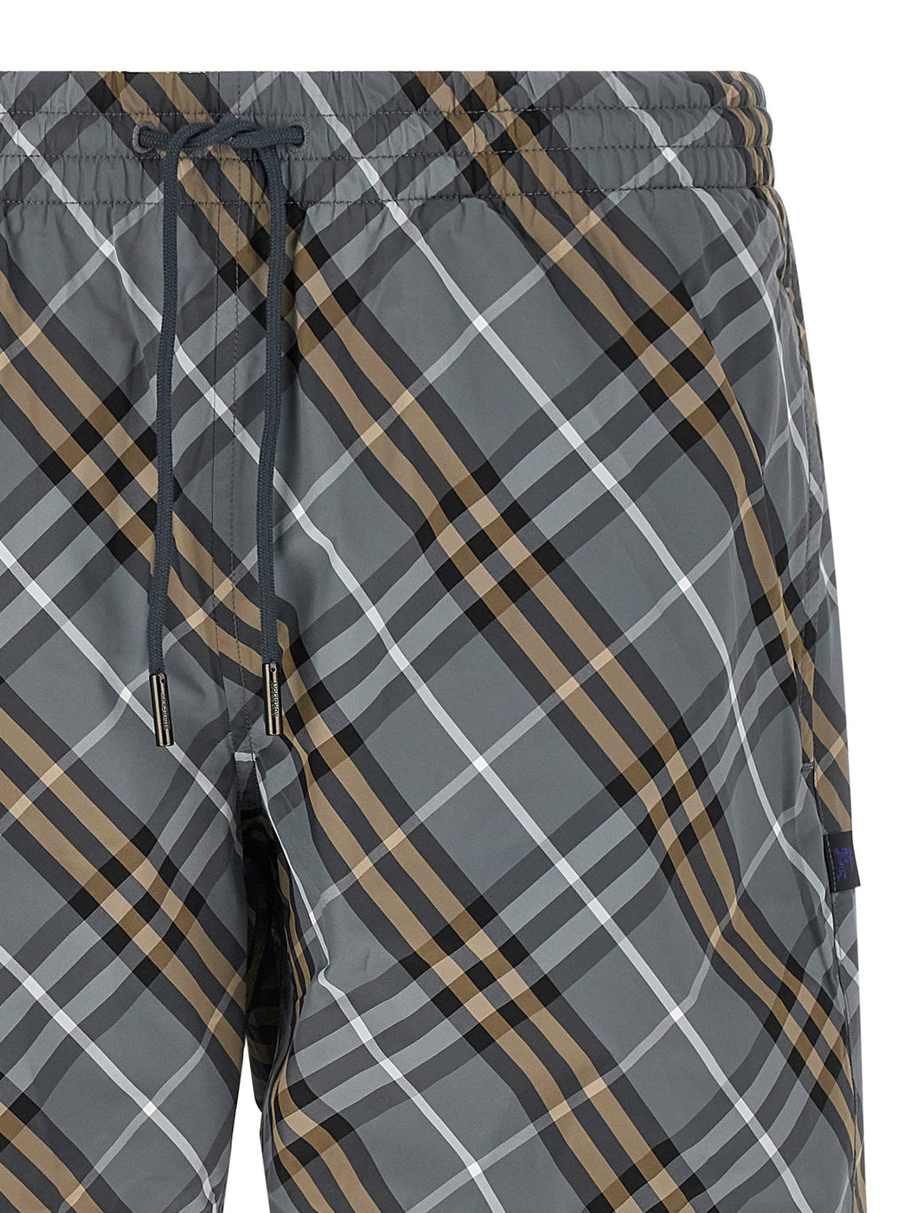 Burberry Blue Polyamide Bermuda Shorts Burberry
