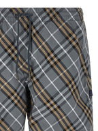 Burberry Blue Polyamide Bermuda Shorts Burberry