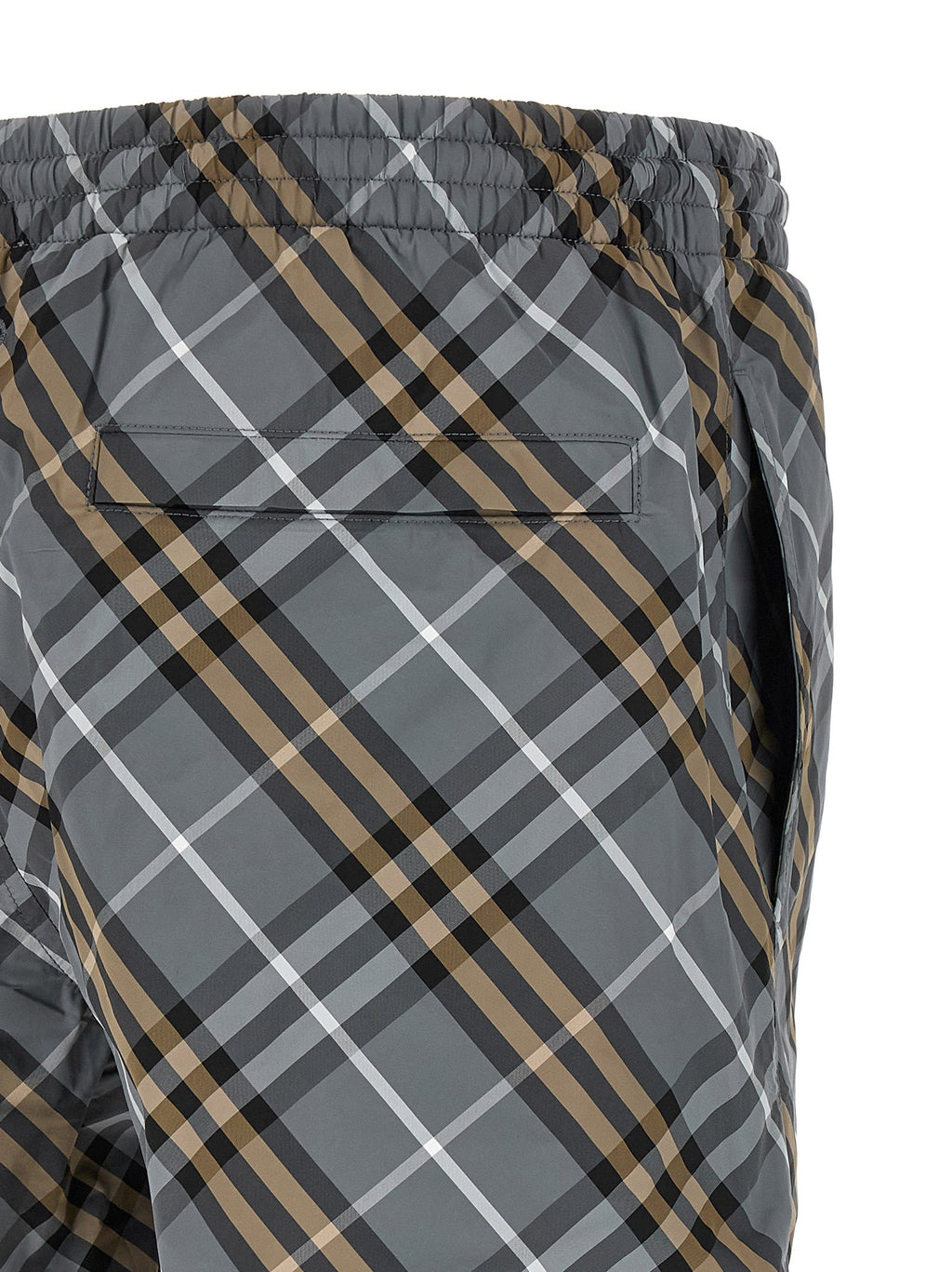 Burberry Blue Polyamide Bermuda Shorts Burberry