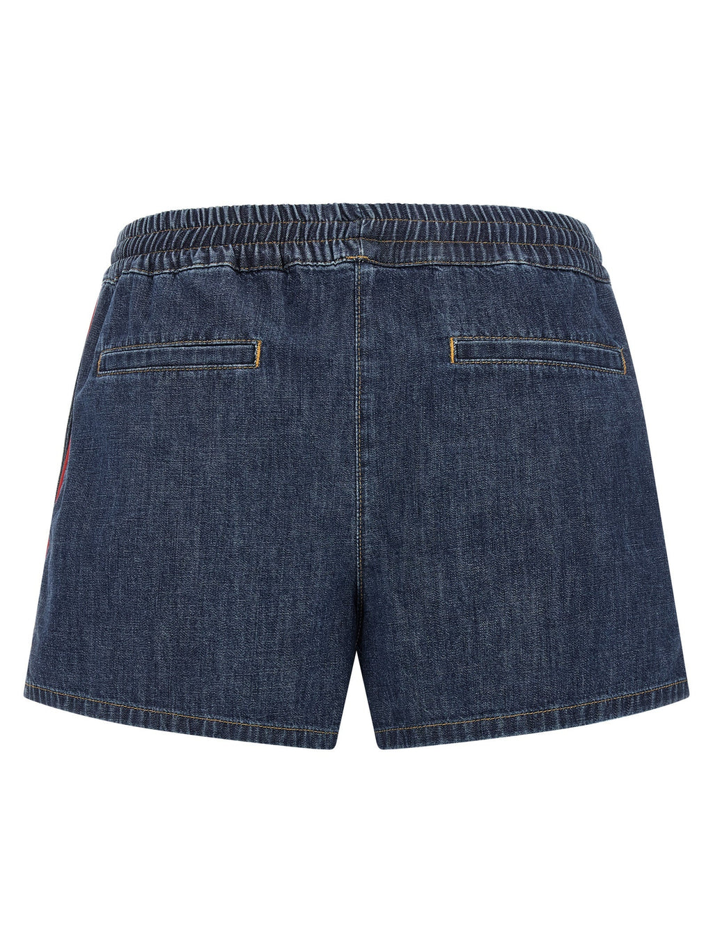 Valentino Garavani Blue Cotton Bermuda Shorts Valentino Garavani
