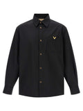 Valentino Garavani Black Polyester Jacket Valentino Garavani