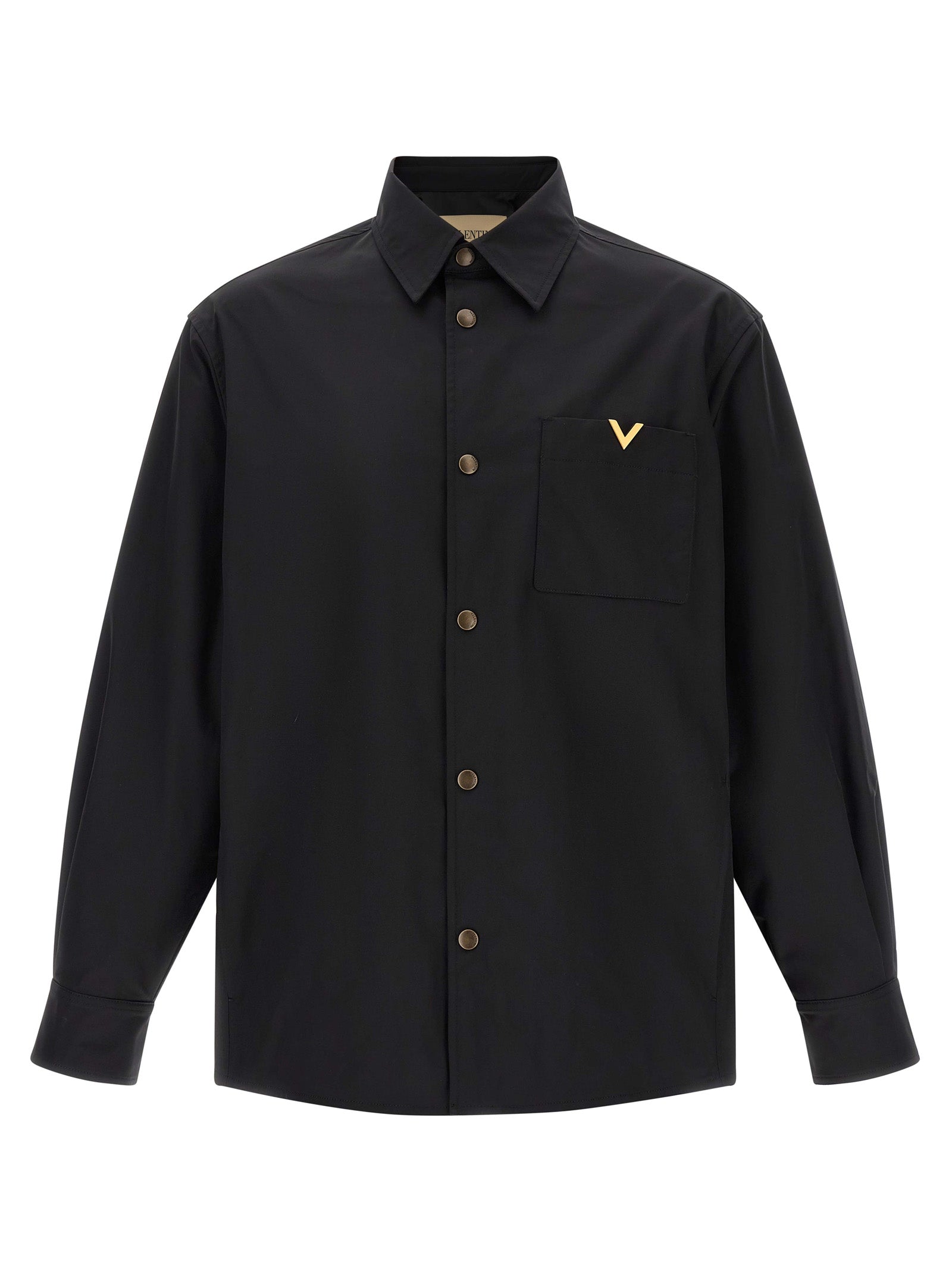 Valentino Garavani Black Polyester Jacket Valentino Garavani