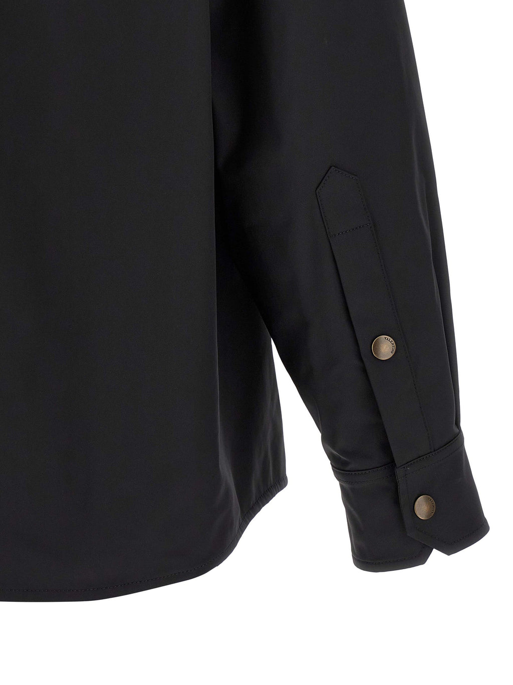 Valentino Garavani Black Polyester Jacket Valentino Garavani