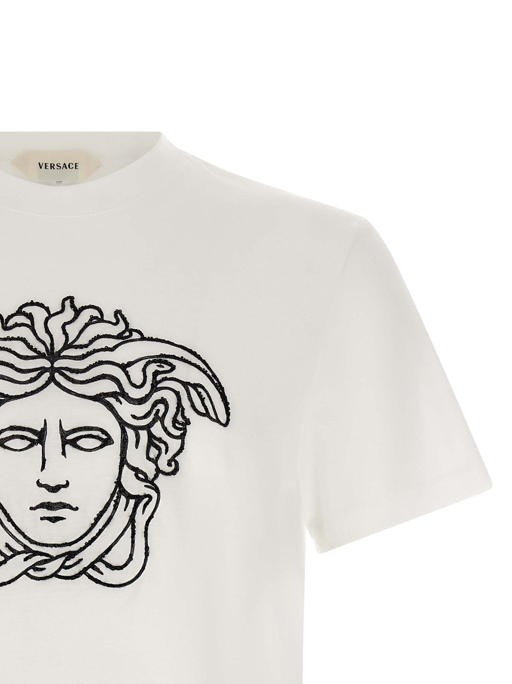Versace Bicolor Cotton T-Shirt Versace