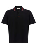 Versace Black Cotton Polo Shirt Versace