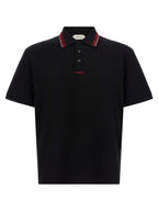 Versace Black Cotton Polo Shirt Versace