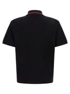 Versace Black Cotton Polo Shirt Versace