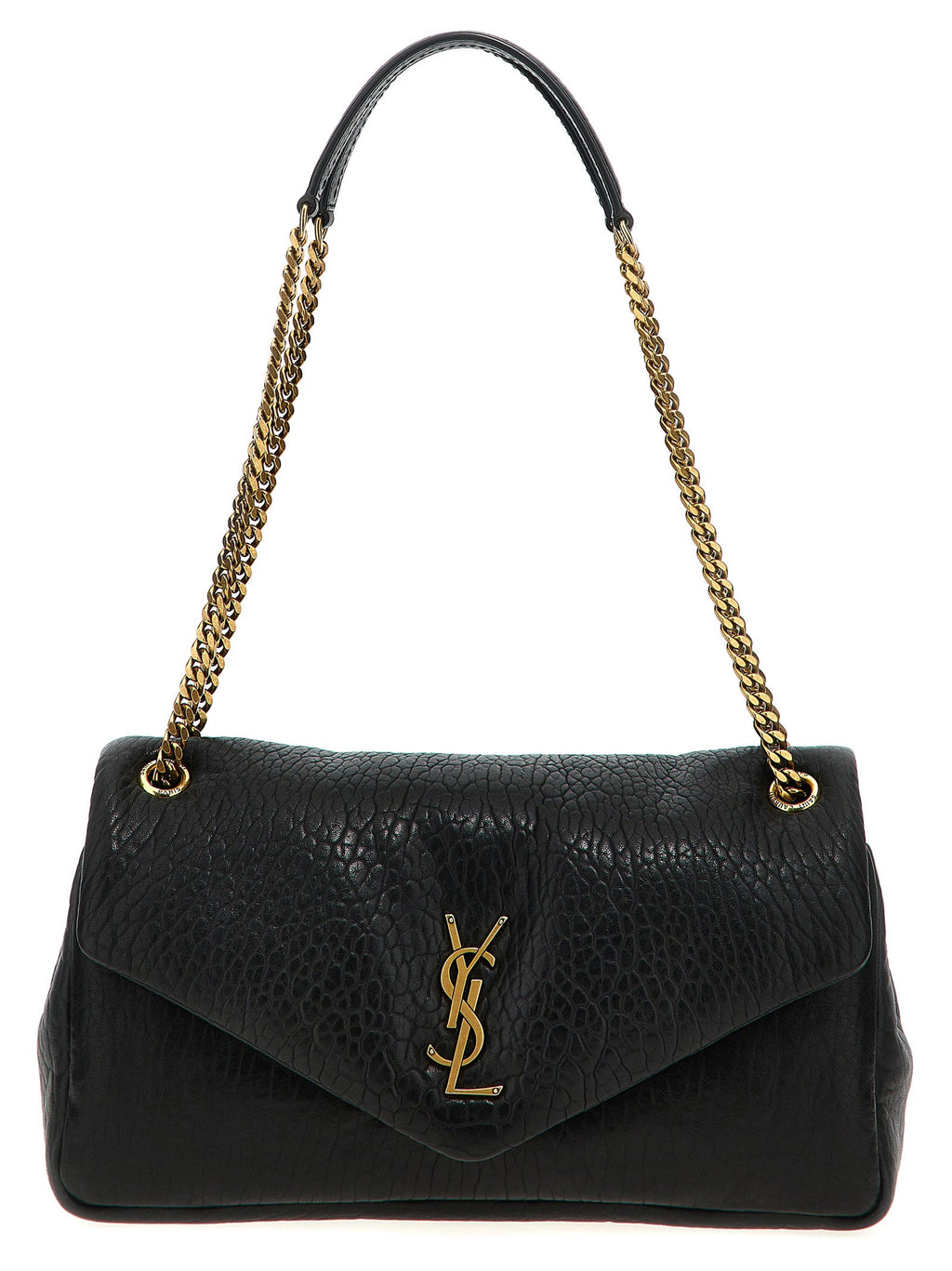 Saint Laurent Black Leather Shoulder Bag Saint Laurent