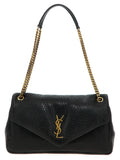 Saint Laurent Black Leather Shoulder Bag Saint Laurent