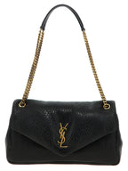 Saint Laurent Black Leather Shoulder Bag Saint Laurent