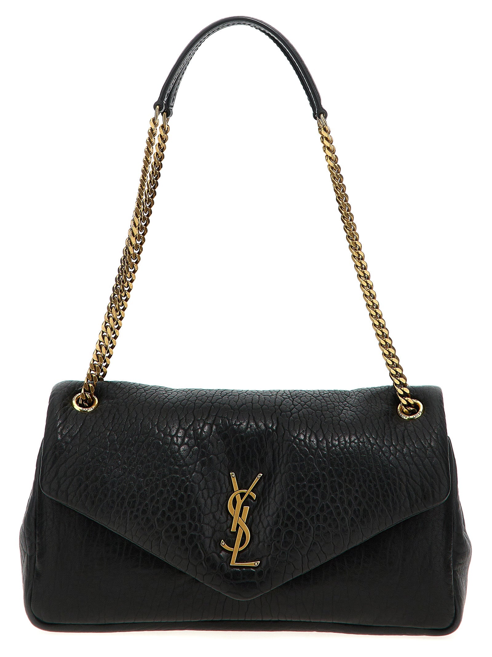 Saint Laurent Black Leather Shoulder Bag Saint Laurent