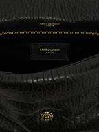 Saint Laurent Black Leather Shoulder Bag Saint Laurent