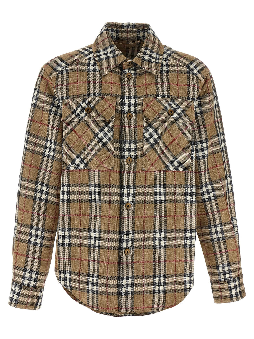 Burberry Brown Cotton Blouse Burberry