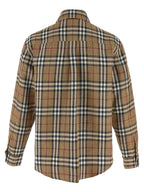 Burberry Brown Cotton Blouse Burberry