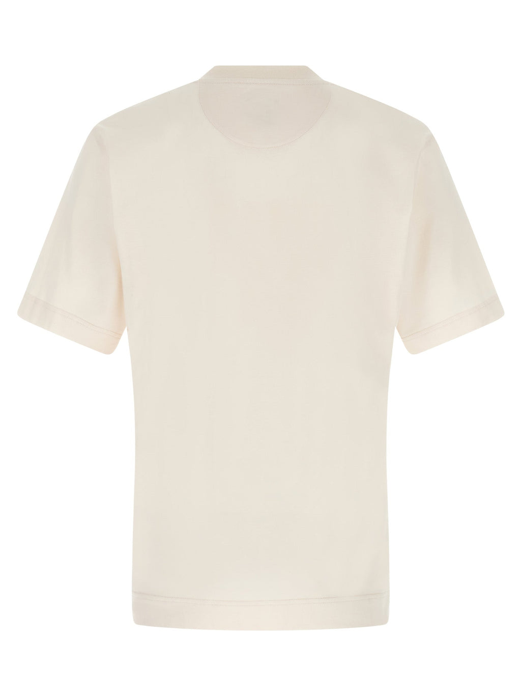 Fendi White Cotton T-Shirt Fendi
