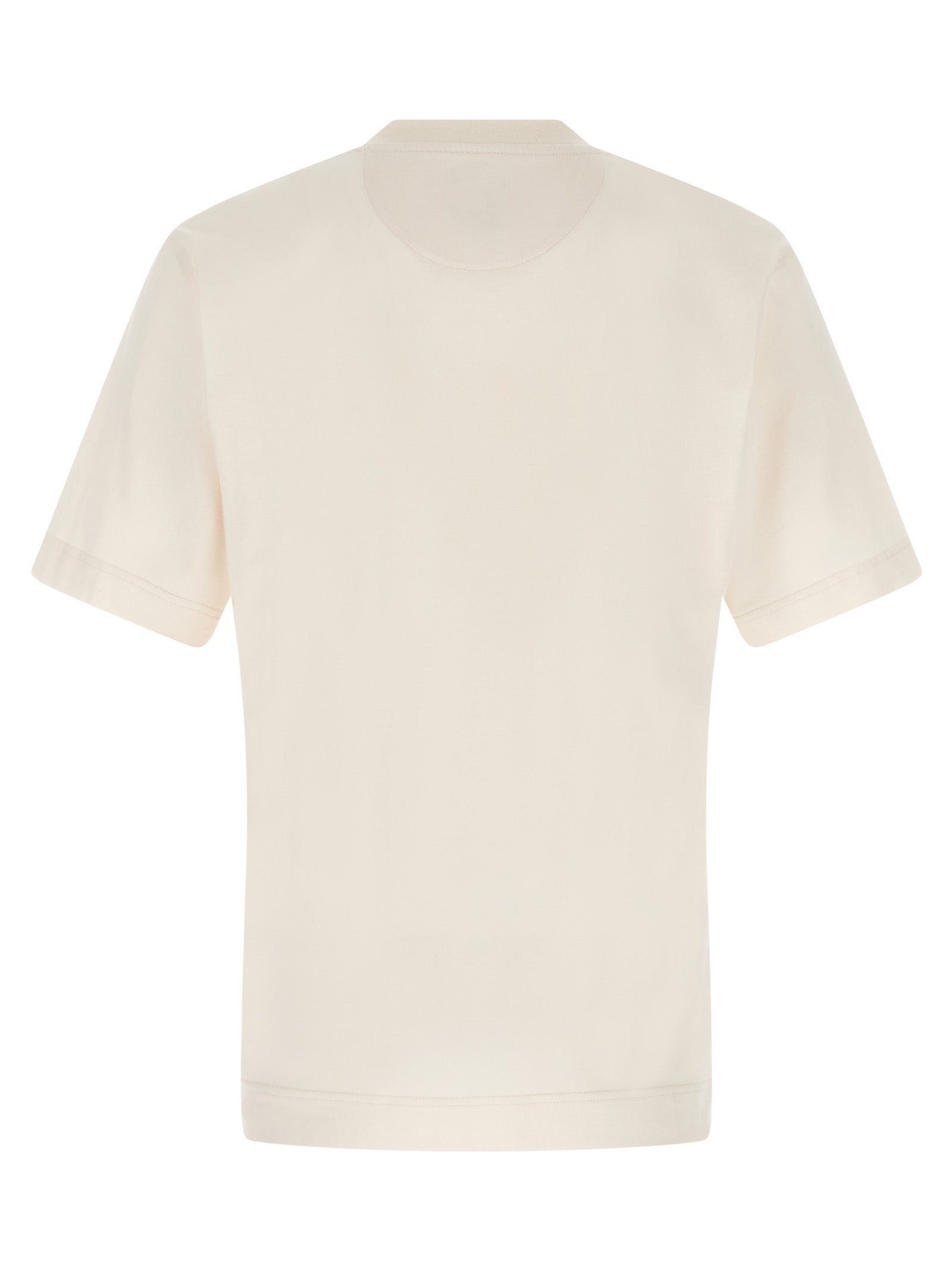 Fendi White Cotton T-Shirt Fendi