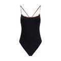 Burberry Black Elastane One-Piece Swimsuit Burberry