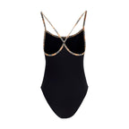 Burberry Black Elastane One-Piece Swimsuit Burberry