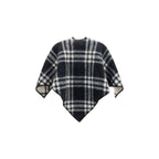Burberry Gray Wool Oves Aries Scarf Burberry