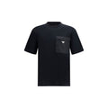 Prada Black Cotton T-Shirt Prada