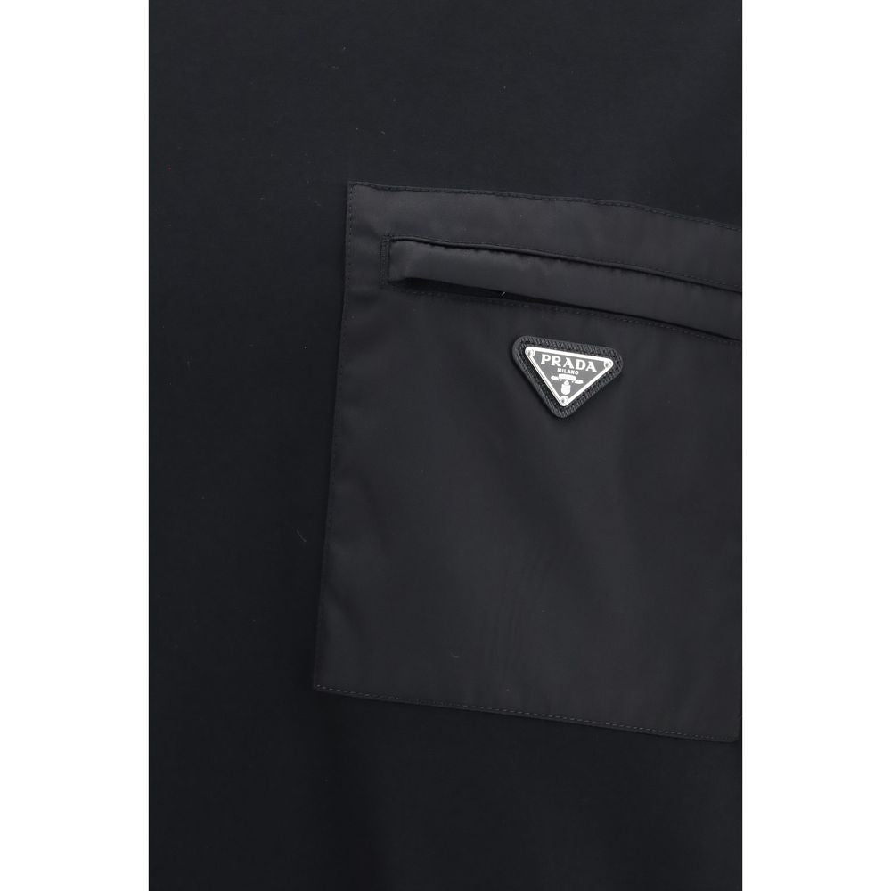 Prada Black Cotton T-Shirt Prada