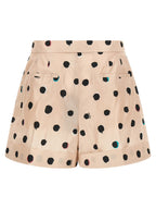 Fendi Multicolor Silk Bermuda Shorts Fendi