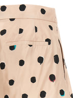 Fendi Multicolor Silk Bermuda Shorts Fendi