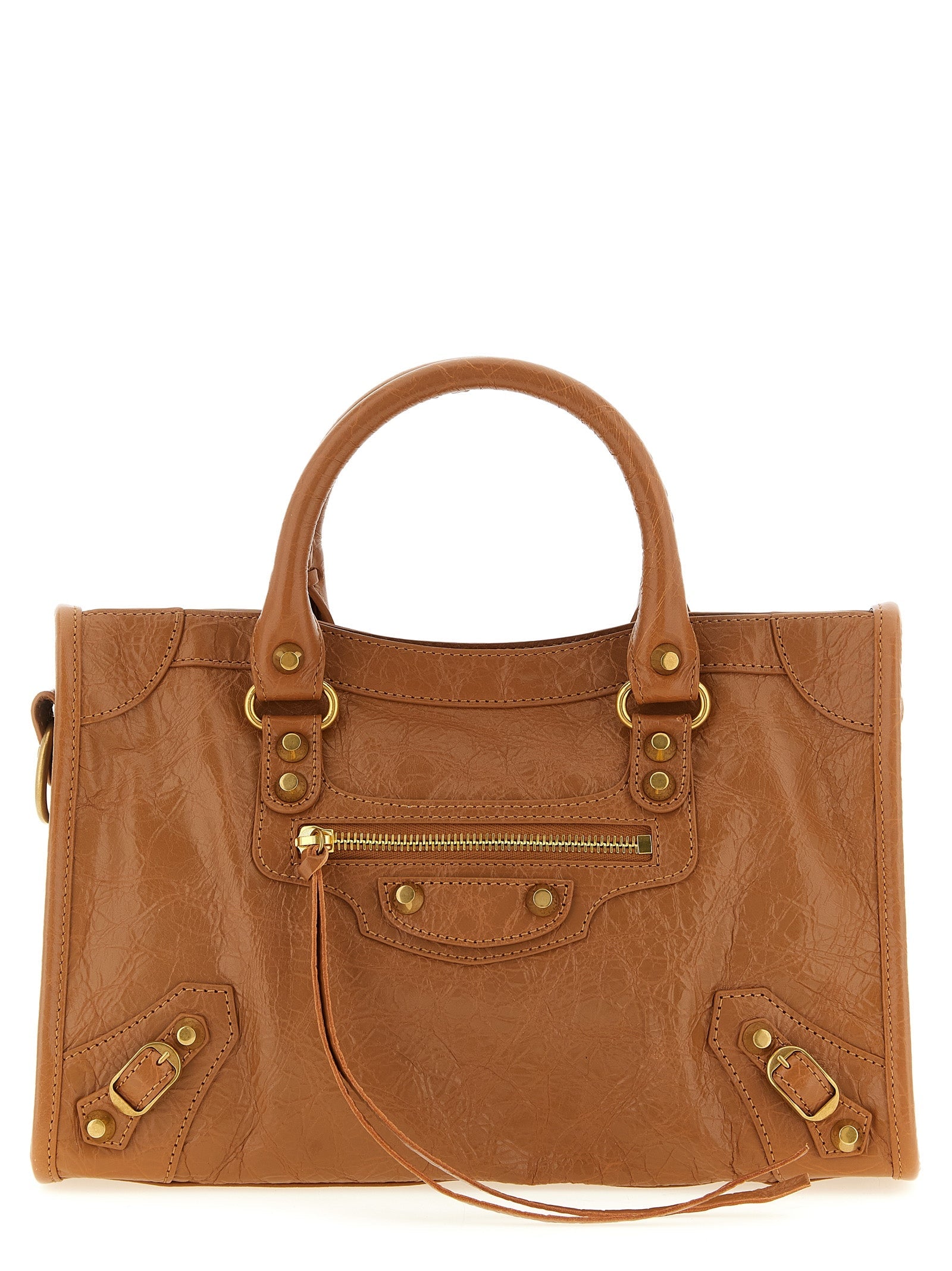 Balenciaga Brown Lamb Leather Handbag Balenciaga