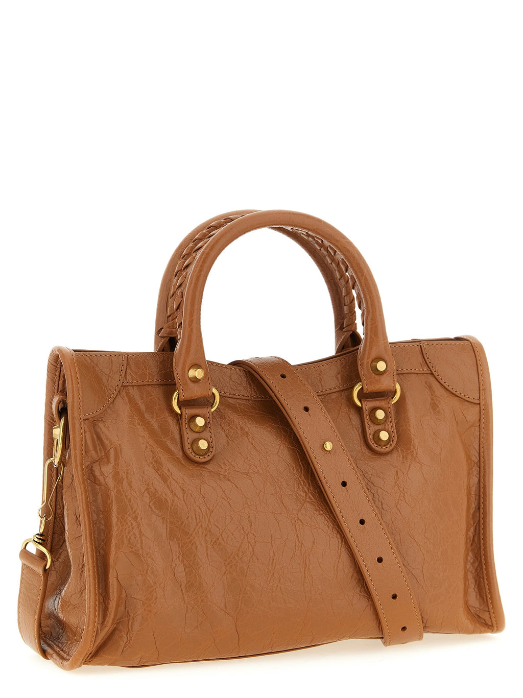 Balenciaga Brown Lamb Leather Handbag Balenciaga