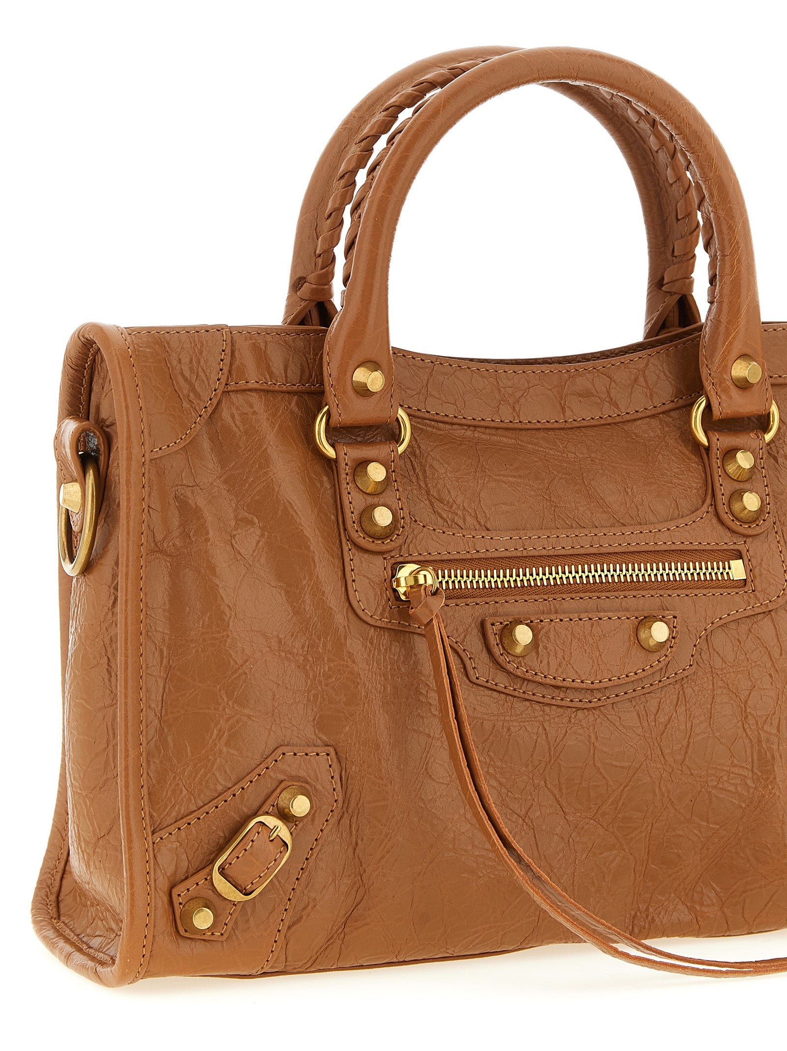 Balenciaga Brown Lamb Leather Handbag Balenciaga