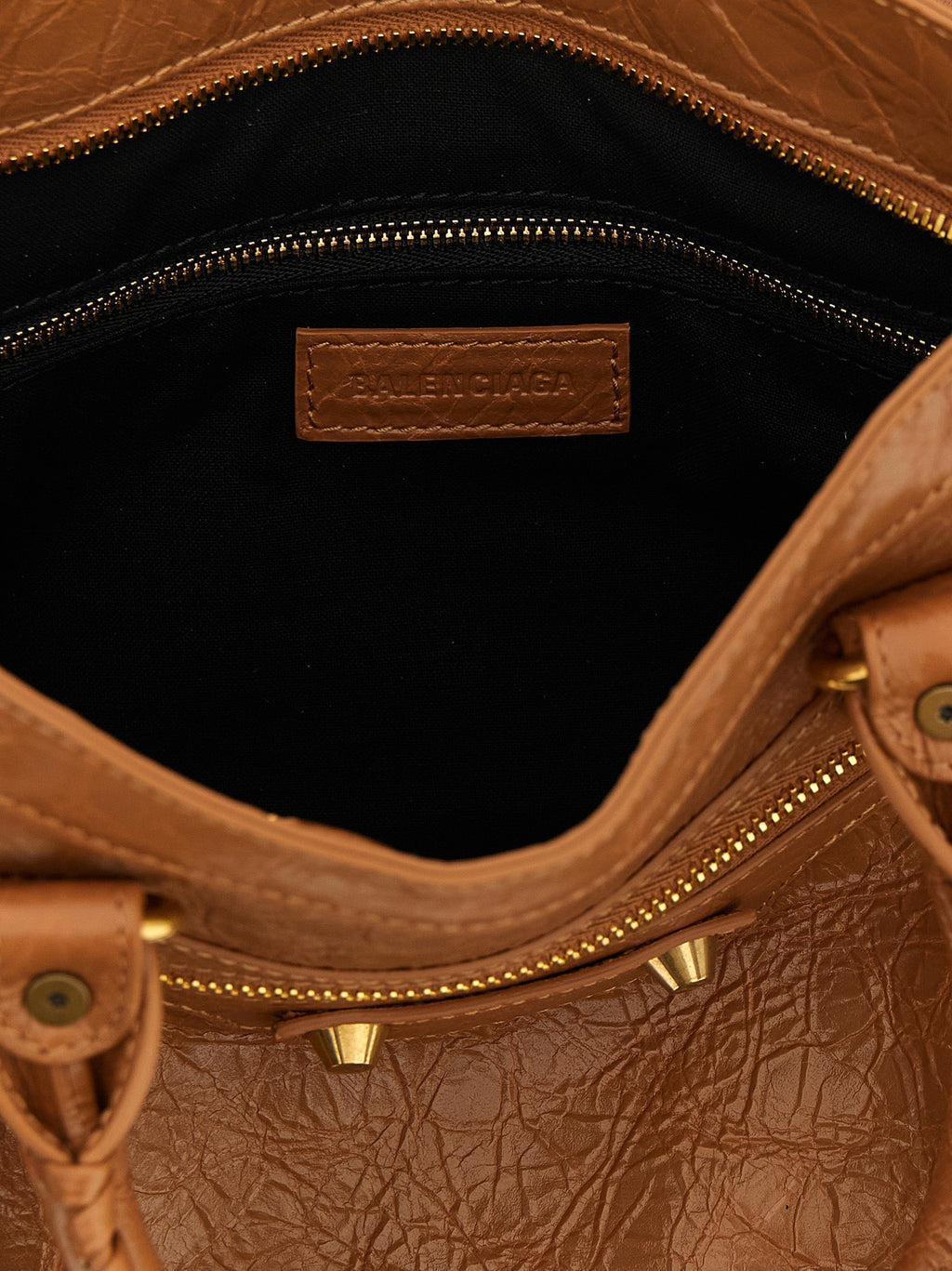 Balenciaga Brown Lamb Leather Handbag Balenciaga