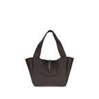 Saint Laurent Brown Calf Leather Bos Taurus Shoulder Bag Saint Laurent