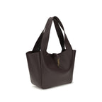 Saint Laurent Brown Calf Leather Bos Taurus Shoulder Bag Saint Laurent