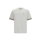 Burberry White Cotton T-Shirt Burberry