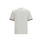 Burberry White Cotton T-Shirt Burberry