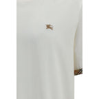 Burberry White Cotton T-Shirt Burberry