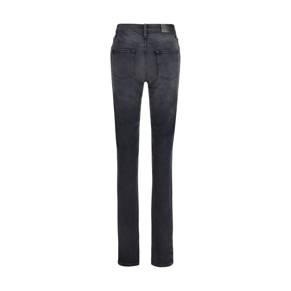 Gucci Black Cotton Skinny Jeans Gucci