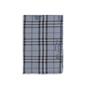 Burberry Blue Wool Oves Aries Foulard Burberry