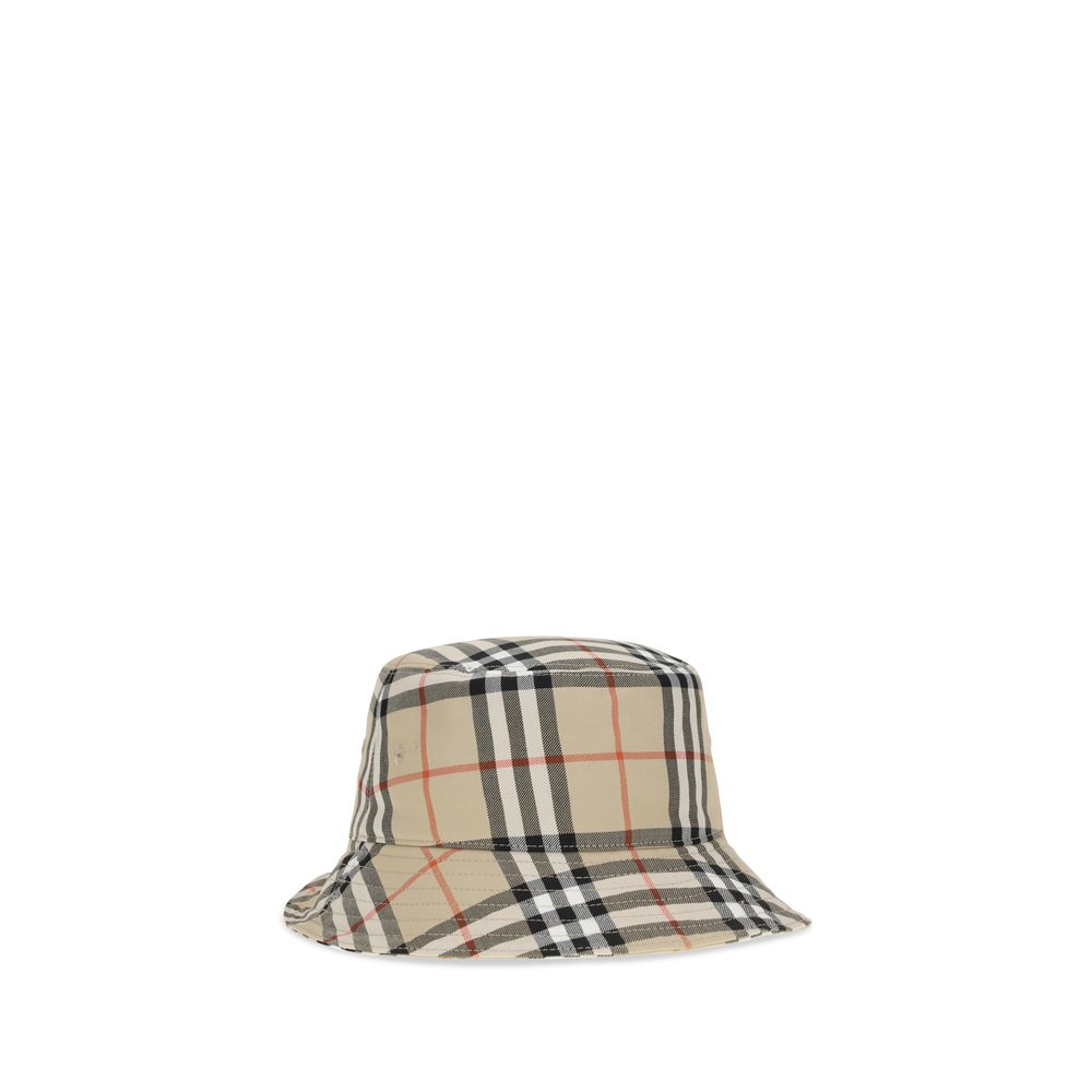 Burberry Beige Cotton Bucket Hat Burberry