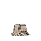 Burberry Beige Cotton Bucket Hat Burberry