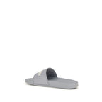 Burberry Gray Rubber Slides Burberry