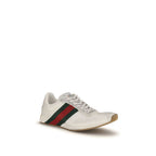 Gucci White Polyester Athletic Sneakers Gucci
