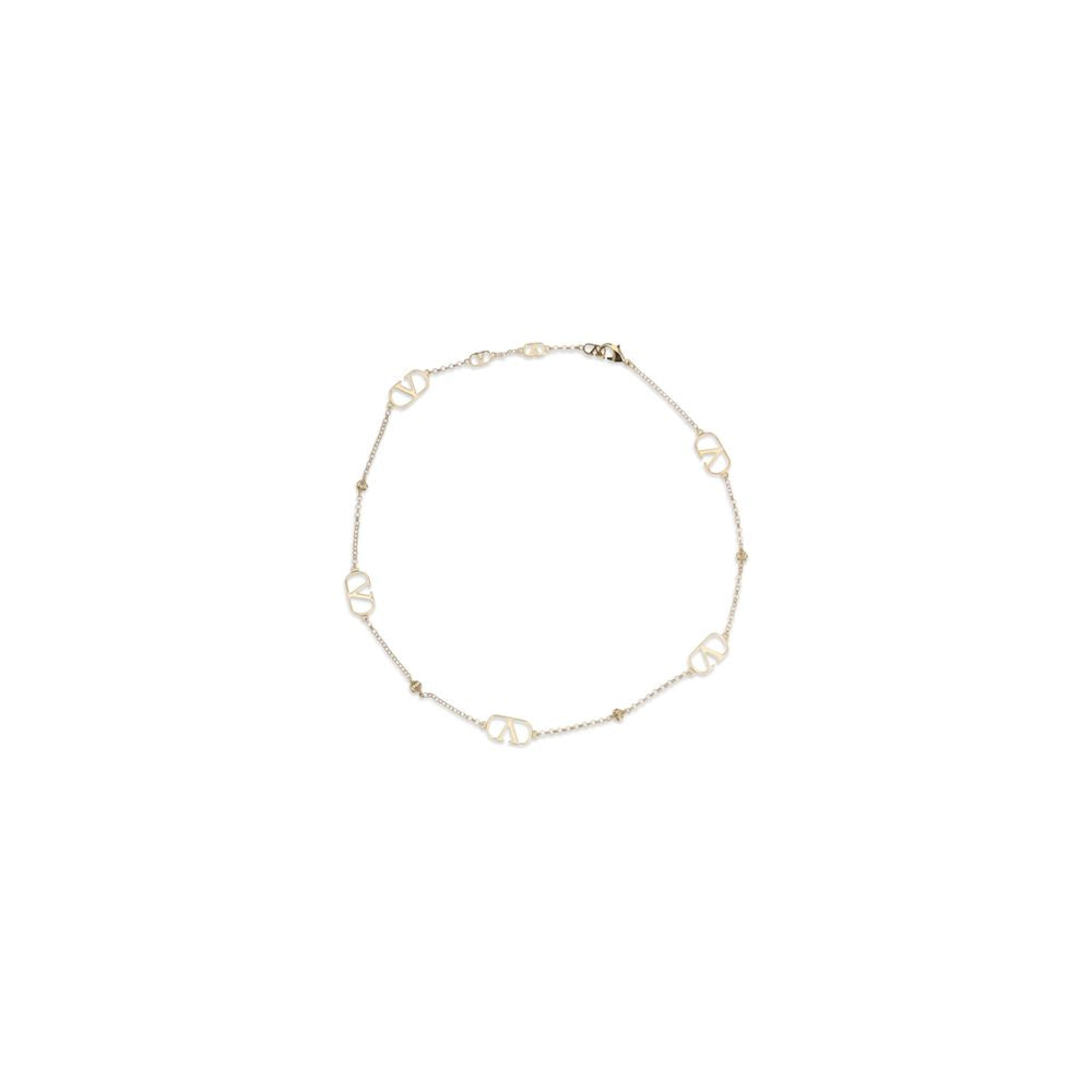 Valentino Garavani Gold Metal Necklace Valentino Garavani