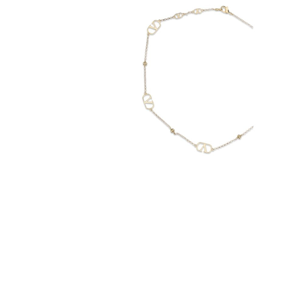 Valentino Garavani Gold Metal Necklace Valentino Garavani