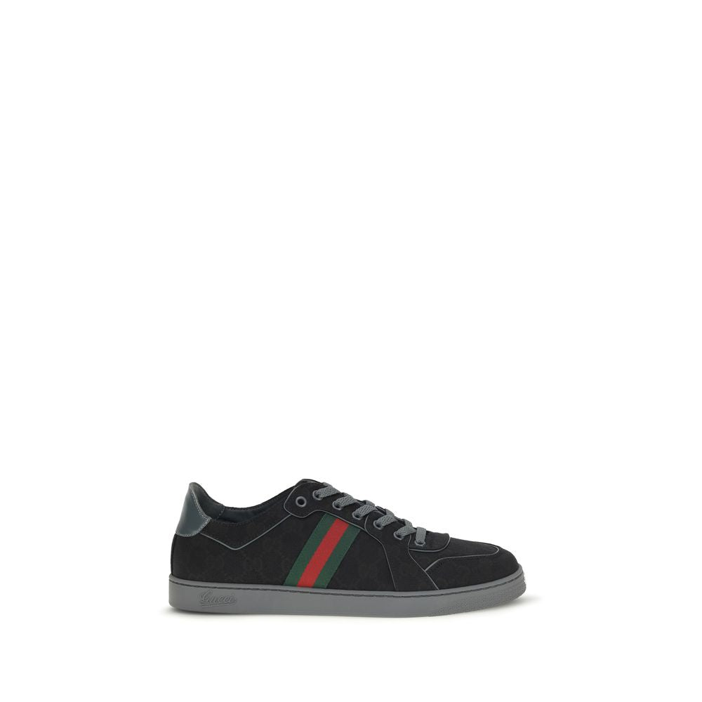 Gucci Black Fabric Athletic Sneakers Gucci