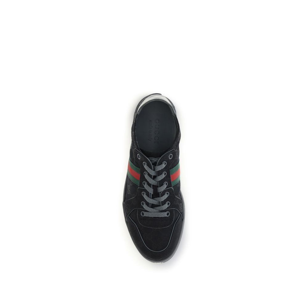 Gucci Black Fabric Athletic Sneakers Gucci