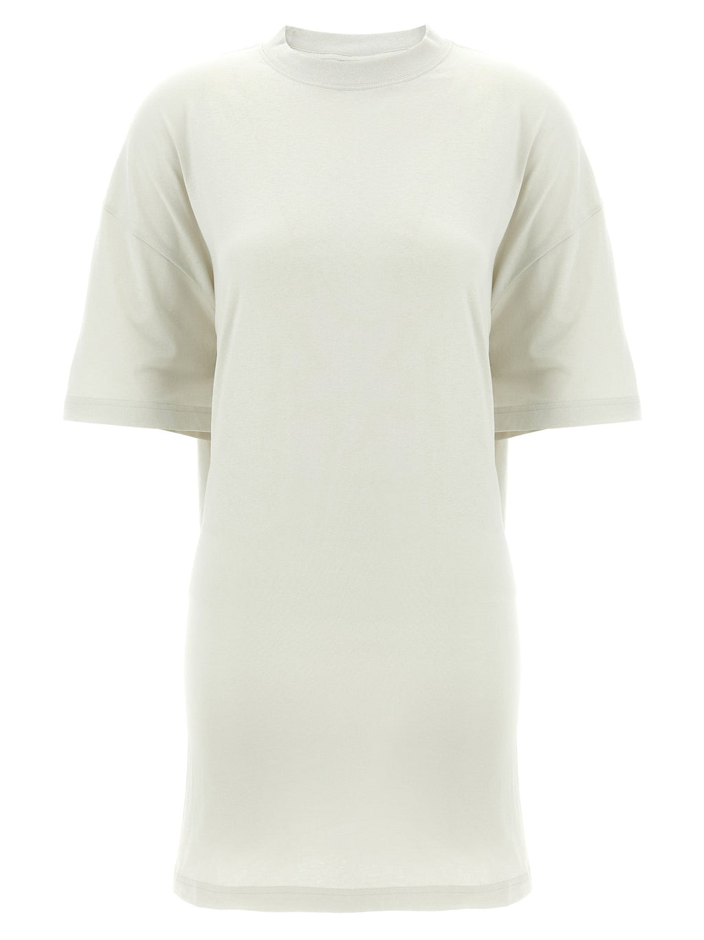 Balenciaga Gray Cotton Short Dress Balenciaga