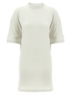Balenciaga Gray Cotton Short Dress Balenciaga